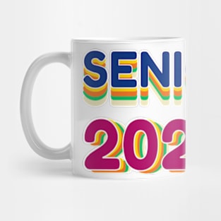 senior 2024 vintage retro style class of 2024 graduation Mug